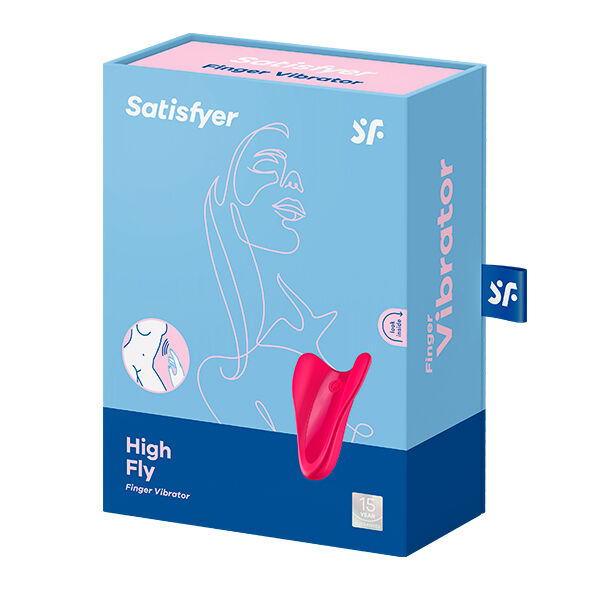SATISFYER - VIBRADOR DE DEDO HIGH FLY FÚCSIA - Image 4