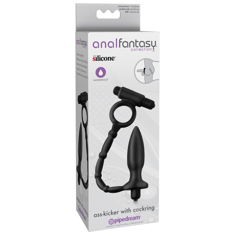 ANAL FANTASY - MINI ESTIMULADOR ANAL COM ANEL E BALA VIBRANTE - Image 3