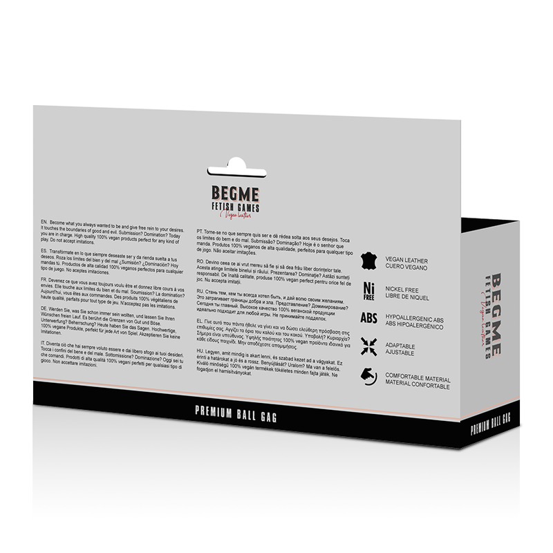 BEGME - MANDÍBULA DE COURO VEGANO RED EDITION - Image 6