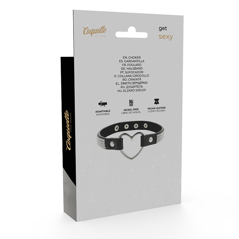 COQUETTE - CHIC DESIRE GARGANTILHA DE COURO VEGANO COM CORAO - Image 6