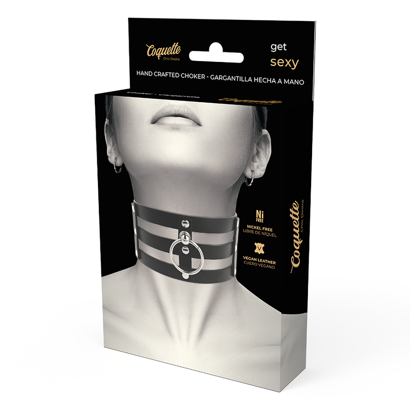 COQUETTE - CHIC DESIRE GARGANTILHA DE COURO VEGANO ESTILO FETISH - Image 6