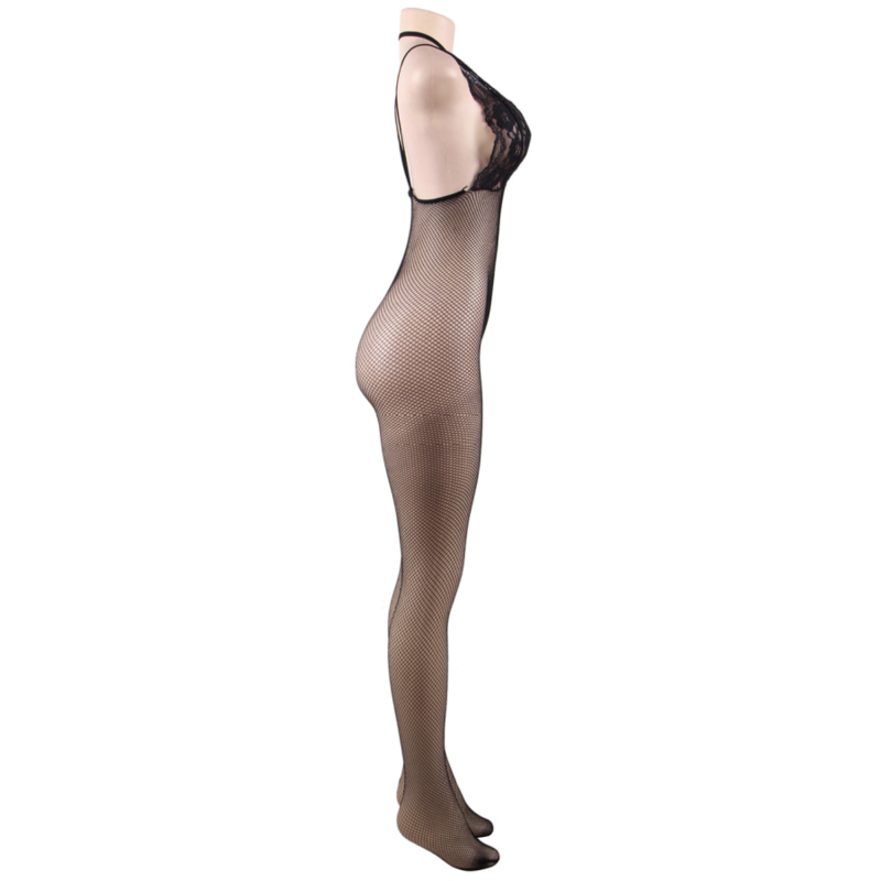 QUEEN LINGERIE - BODYSTOCKING DE REDE COM ABERTURA S/L - Image 6