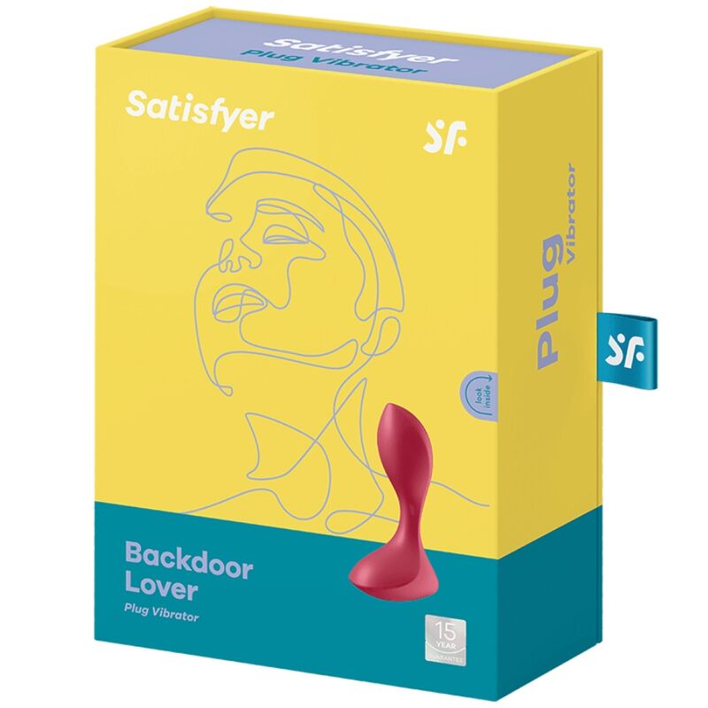 SATISFYER - PLUG VIBRATÓRIO BACKDOOR LOVER VERMELHO - Image 4