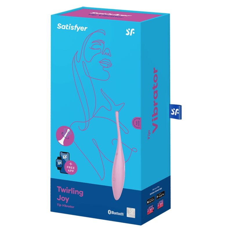 SATISFYER - VIBRADOR TWIRLING JOY CLIT TIP ROSA - Image 4