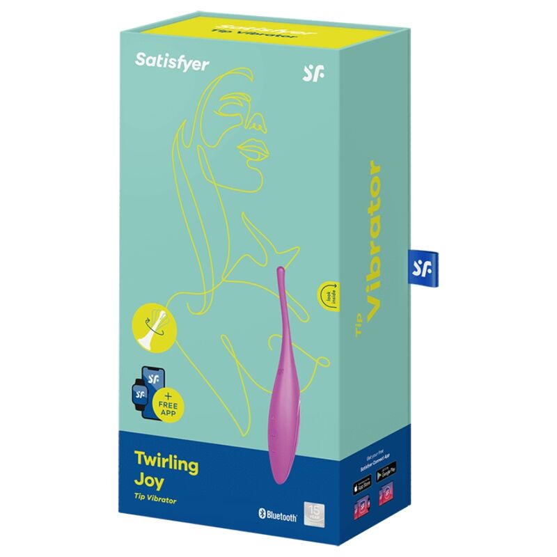 SATISFYER - VIBRADOR TWIRLING JOY CLIT TIP FÚCSIA - Image 4