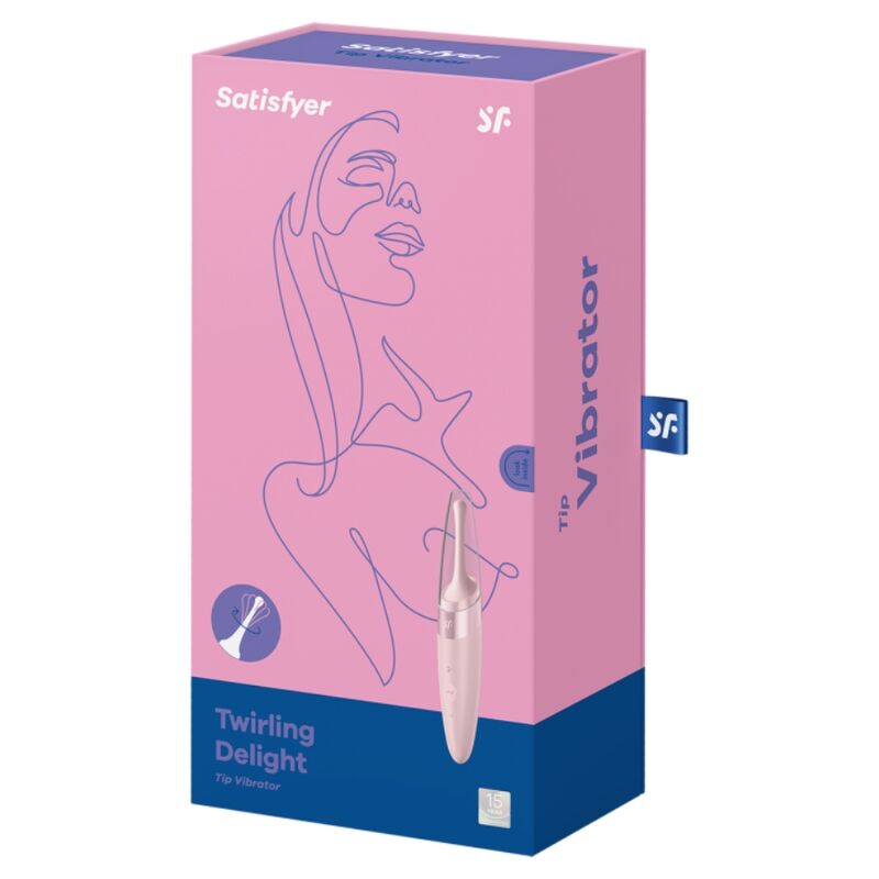 SATISFYER - ESTIMULADOR DE CLITÓRIS TWIRLING DELIGHT ROSA - Image 3