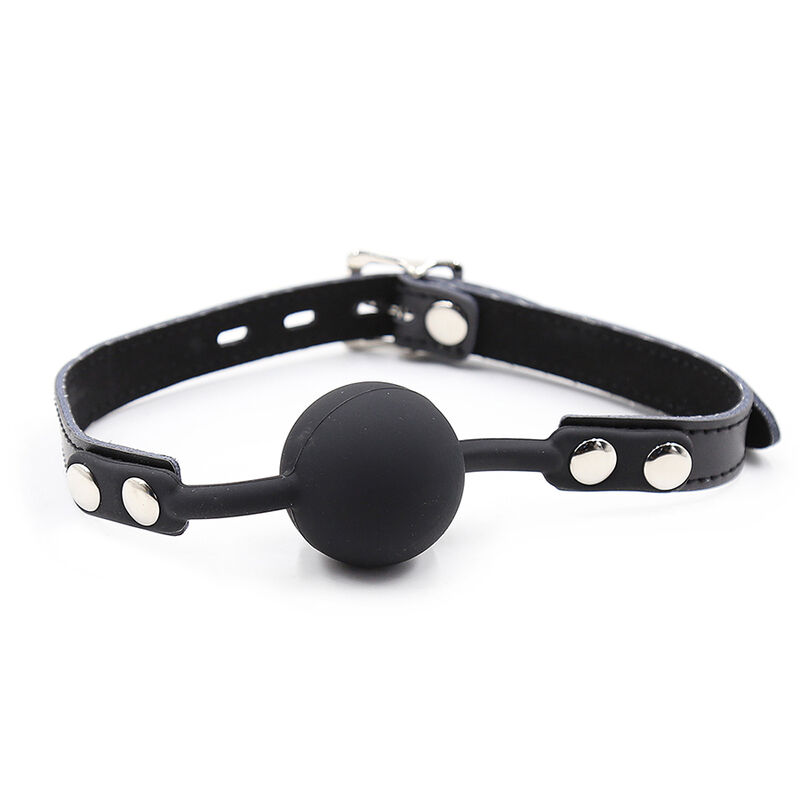OHMAMA FETISH - SILICONE BALL GAG COM CINTO DE COURO - Image 2