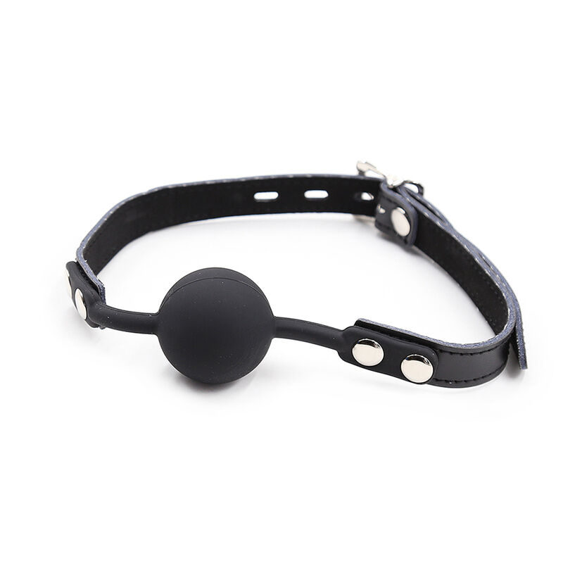 OHMAMA FETISH - SILICONE BALL GAG COM CINTO DE COURO - Image 3