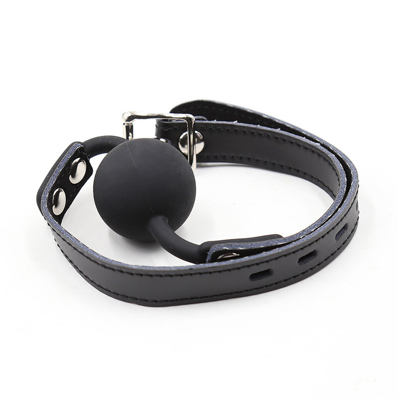 OHMAMA FETISH - SILICONE BALL GAG COM CINTO DE COURO - Image 5