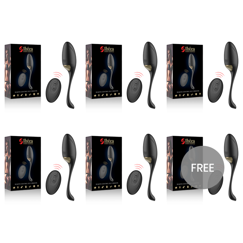 ECOPACK 6 UNIDADES - IBIZA VIBRADOR DE OVO COM CONTROLE REMOTO - Image 3
