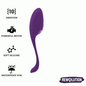 REWOLUTION - CONTROLE REMOTO DO VIBRADOR DE OVO REWOVO