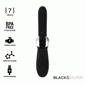 BLACK&SILVER - VIBE DE ROTAÇÃO DE TEMPESTADE DE COELHO