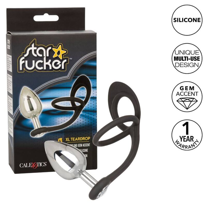 CALIFORNIA EXOTICS - STAR FUCKER XL TEARDROP PLUG - Image 2