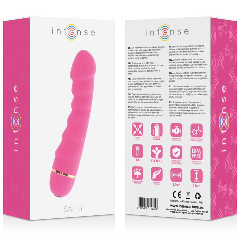 INTENSE - SALLY 20 VELOCIDADES SILICONE ROSA - Image 6
