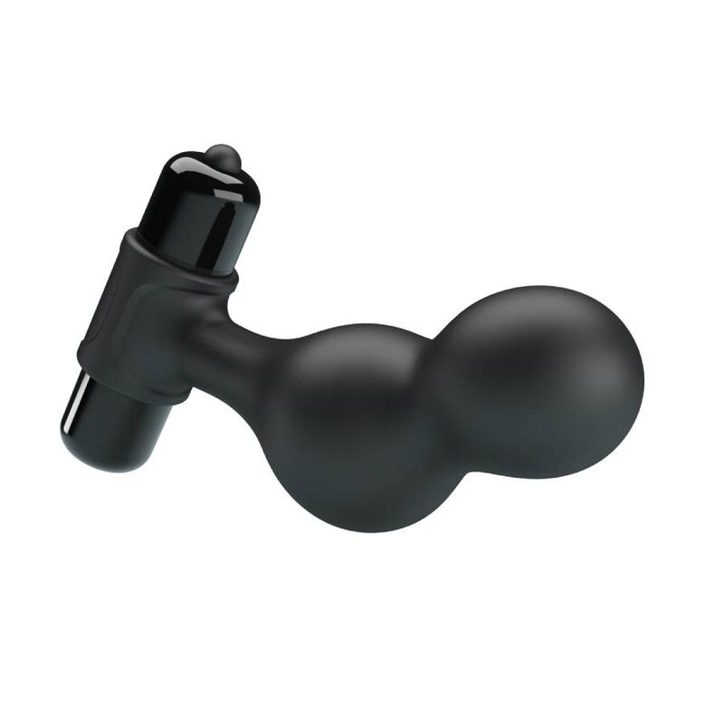 MR PLAY - PLUG ANAL VIBRADOR DE SILICONE PRETO - Image 5