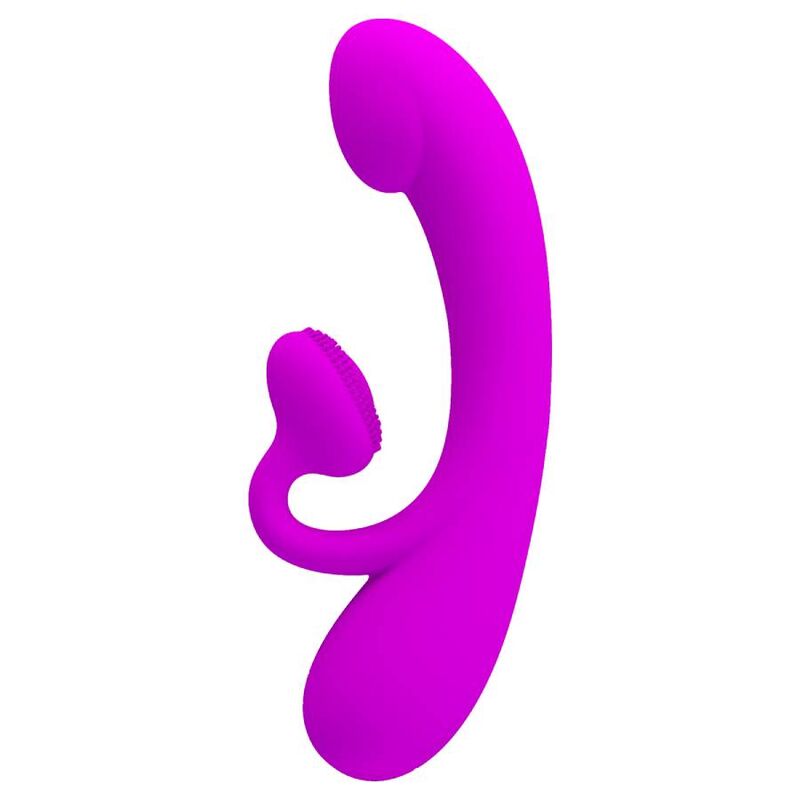 PRETTY LOVE - VIBRADOR SINCERO E OTADOR DE CLITÓRIS SILICONE ROXO - Image 4