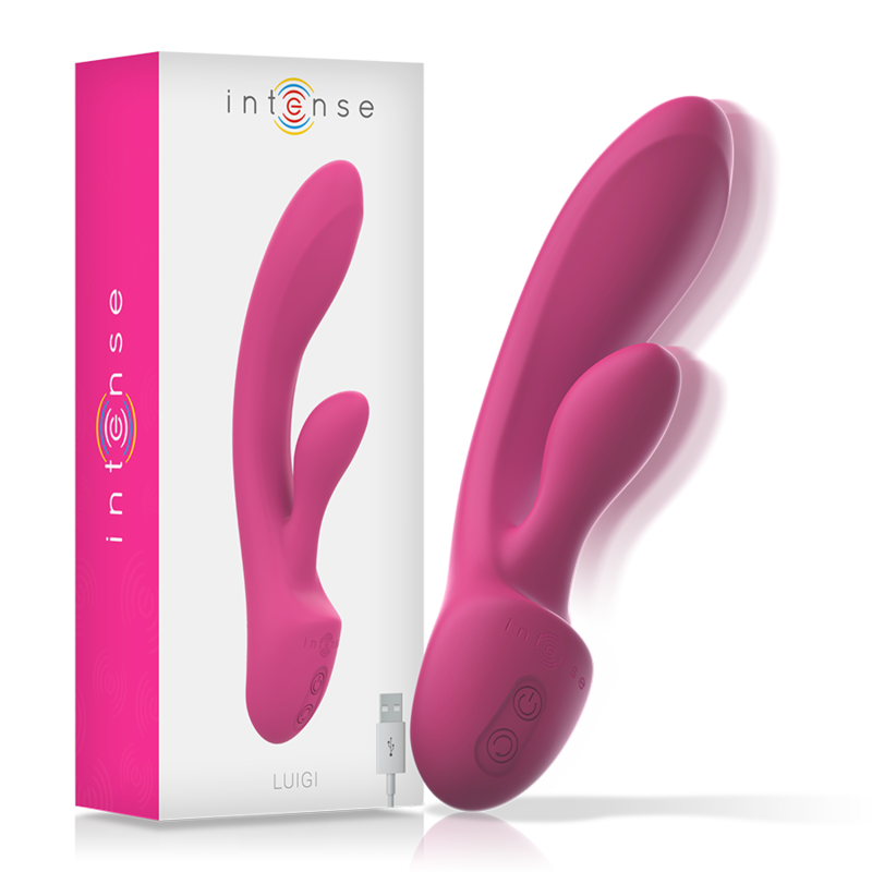 INTENSE - VIBRADOR LUIGI COELHO ROSA SILICONE LÍQUIDO - Image 2