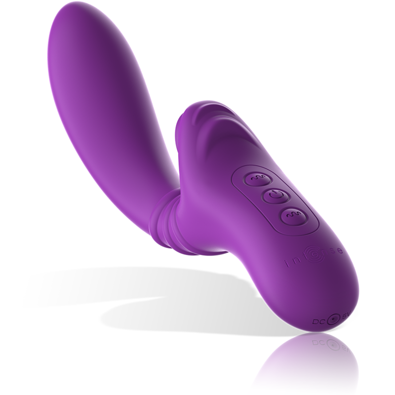 INTENSE - VIBRADOR FLEXÍVEL HARRY COM LÍNGUA ROXA - Image 5