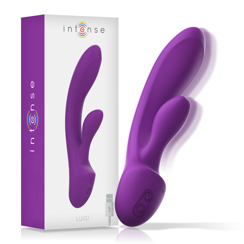 INTENSE - VIBRADOR LUIGI COELHO SILICONE LÍQUIDO ROXO - Image 2