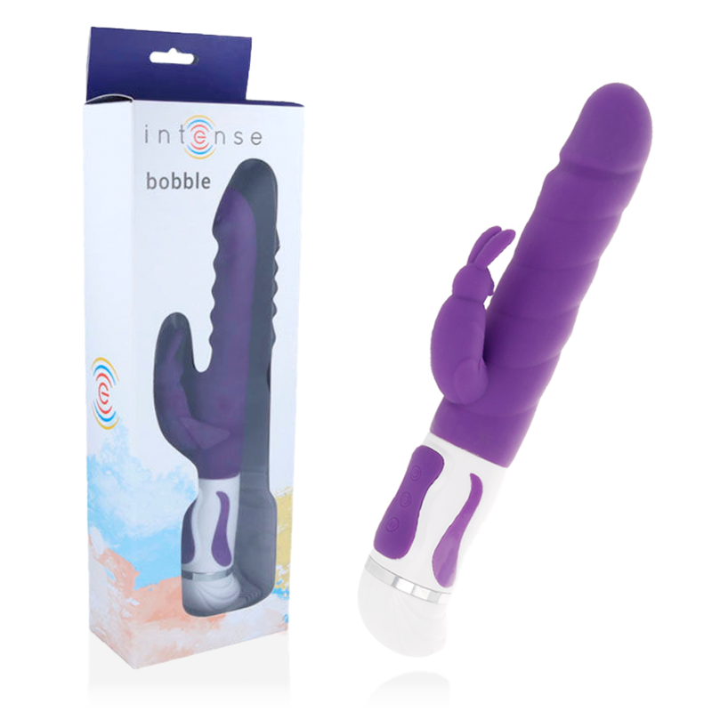 INTENSE - VIBRADOR BOBBLE ROTATOR LILAC SILICONE - Image 2