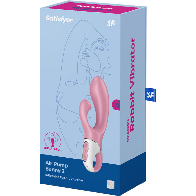SATISFYER - BOMBA DE AR BUNNY 2 ROSA - Image 6