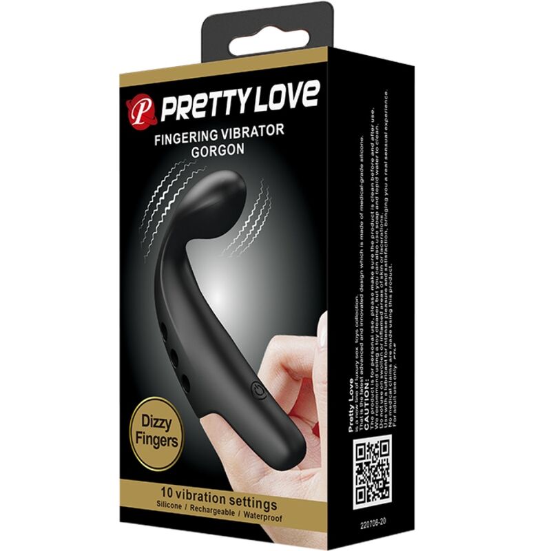 PRETTY LOVE - DEDAL VIBRADOR GORGONA PRETO - Image 5