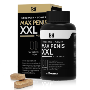 BLACKBULL BY SPARTAN - MAX PENIS XXL FORA + POTÊNCIA PARA HOMENS 60 COMPRIMIDOS