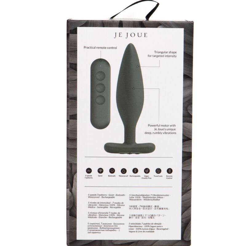 JE JOUE - VIBRADOR ANAL EGON PLUG PRETO - Image 5