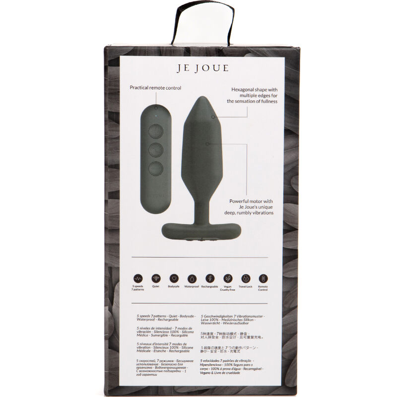 JE JOUE - VIBRADOR ANAL PLUG ONYX PRETO - Image 5