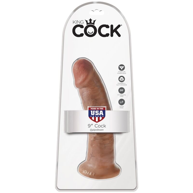 KING COCK - PÊNIS REALÍSTICO 21.7 CM CARAMELO - Image 6