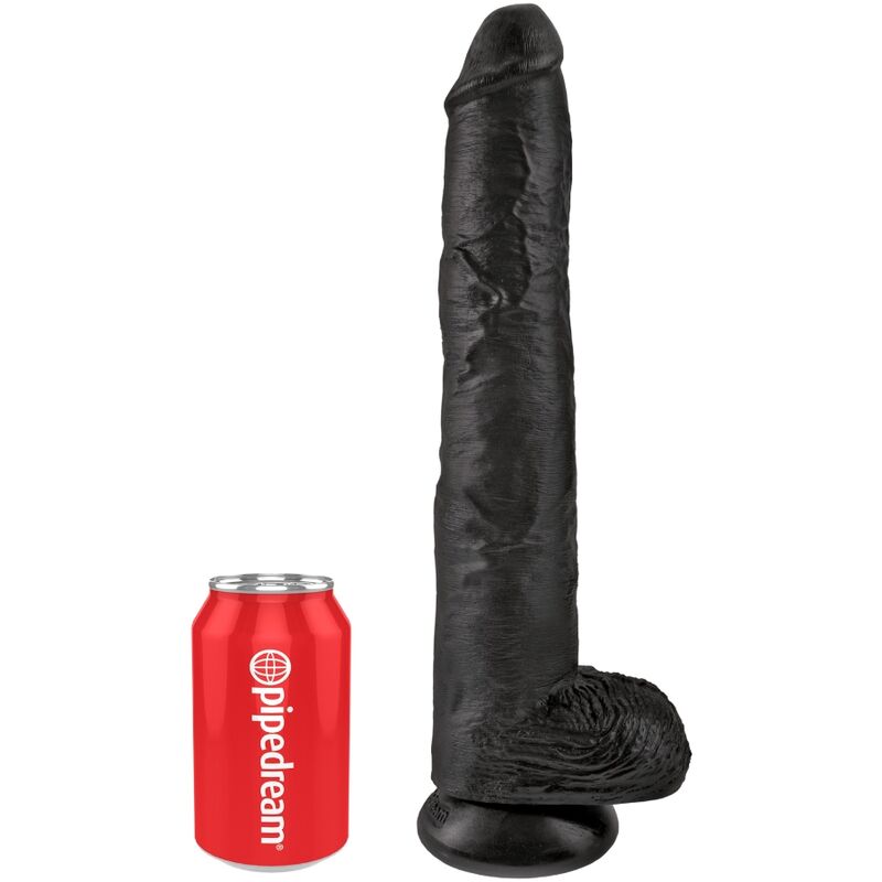 KING COCK - PÊNIS REALÍSTICO COM BOLAS 30.5 CM PRETO - Image 5