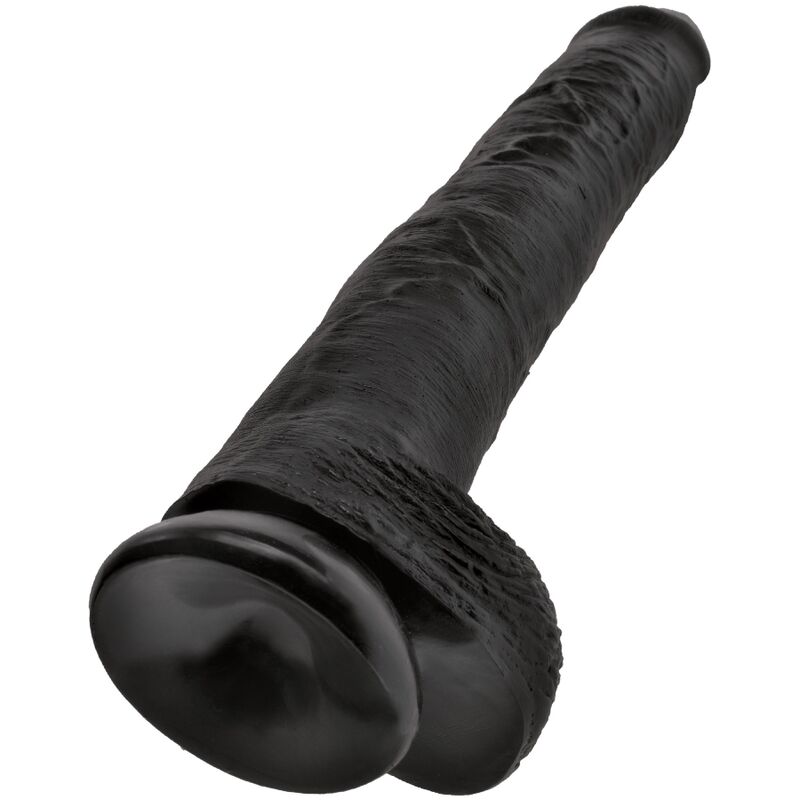 KING COCK - PÊNIS REALÍSTICO COM BOLAS 30.5 CM PRETO - Image 4