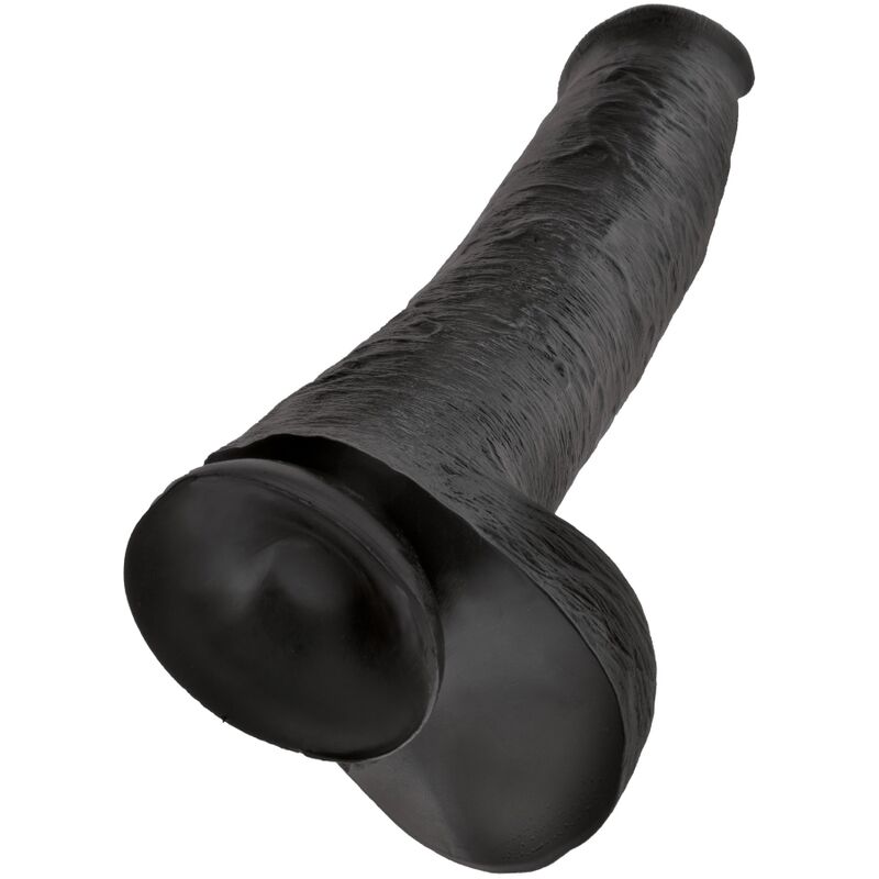 KING COCK - PÊNIS REALÍSTICO COM BOLAS 34.2 CM PRETO - Image 4