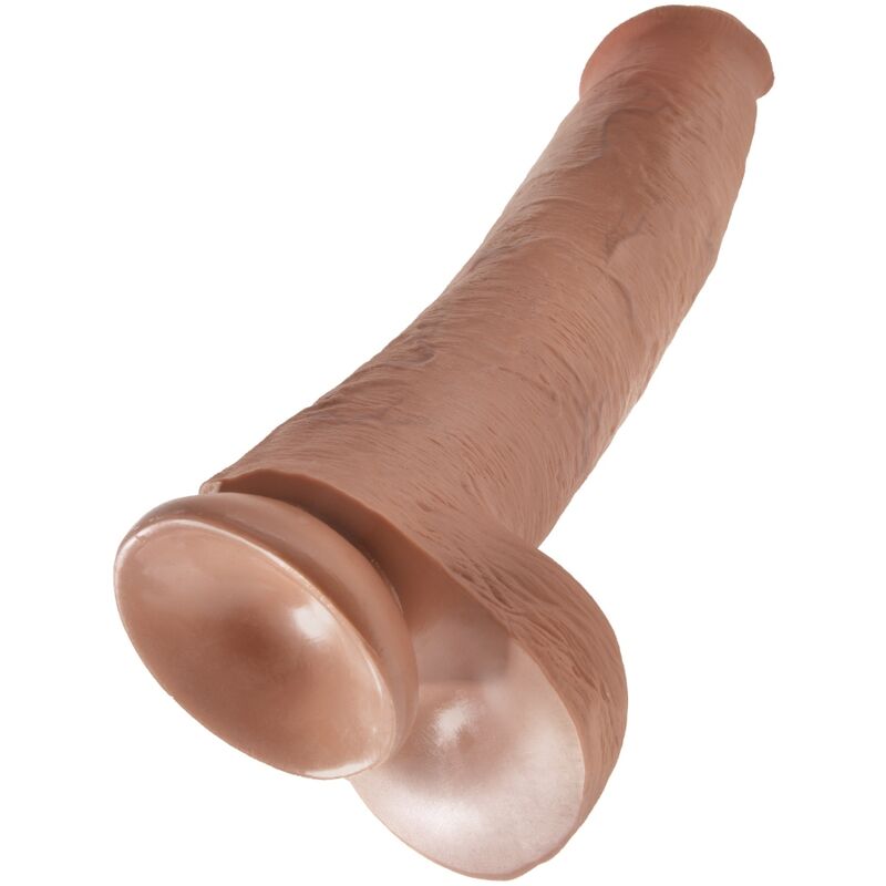 KING COCK - PÊNIS REALÍSTICO COM BOLAS 34.2 CM CARAMELO - Image 4