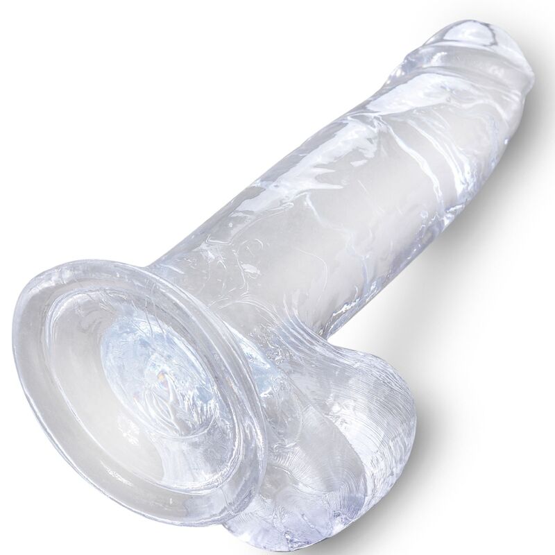 KING COCK - CLEAR PÊNIS REALÍSTICO COM BOLAS 15.2 CM TRANSPARENTE - Image 4