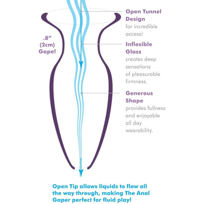 ANAL FANTASY ELITE COLLECTION -DILATOR ANAL GAPER PARA INICIANTES CRISTAL TAMANHO S - Image 3