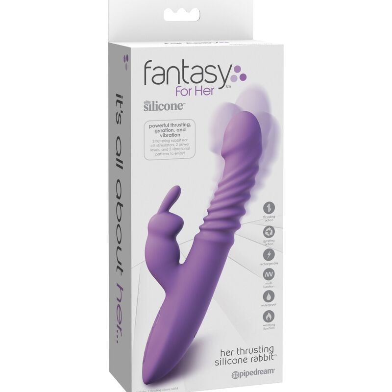 FANTASY FOR HER - ESTIMULADOR DE CLITÓRIS DE COELHO COM OSCILAÇÃO DE FUNÇÃO DE CALOR E VIBRAÇÃO VIOLETA - Image 5