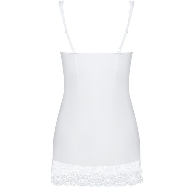 OBSESSIVE - CHEMISE E TANGA MIAMOR BRANCO L/XL - Image 4