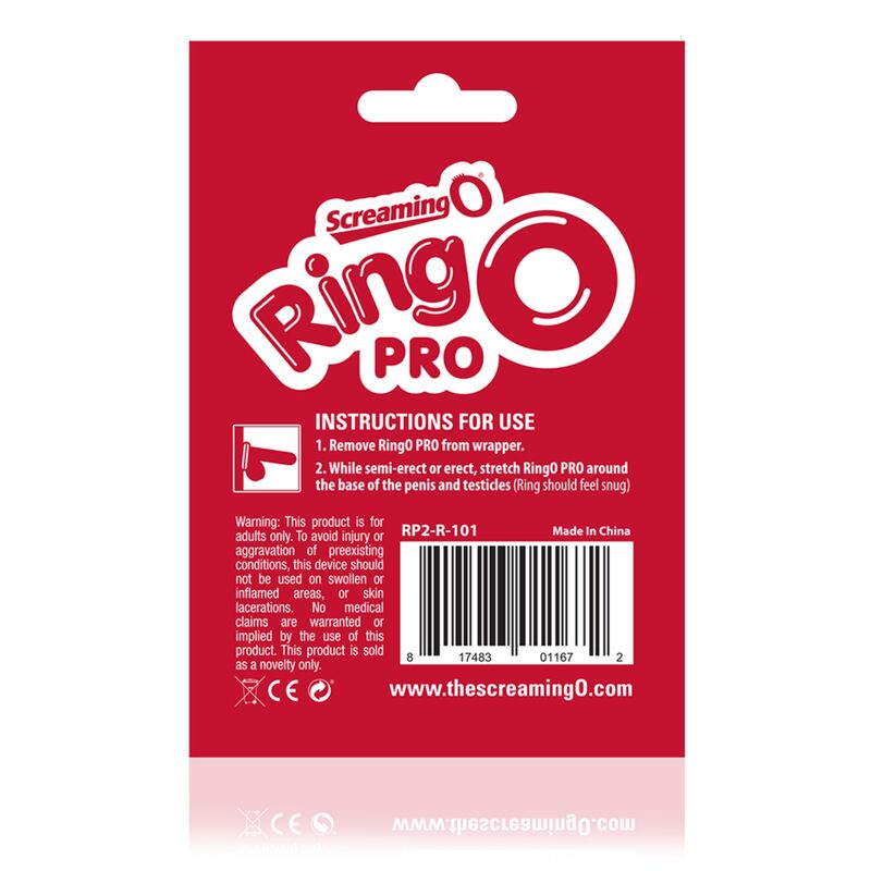 SCREAMING O - RINGO PRO LG ANEL VERMELHO - Image 4