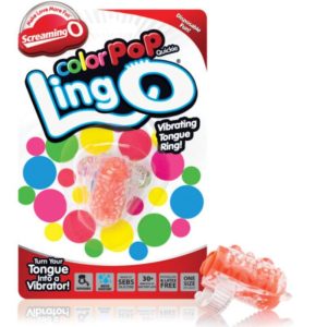 SCREAMING O - COLOR POP QUICKIE LINGO ANEL VIBRATÓRIO LARANJA