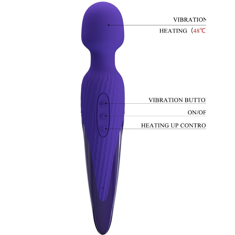 PRETTY LOVE - ANTONY YOUTH WAND VIBRADOR VIOLETA EFEITO DE CALOR - Image 6