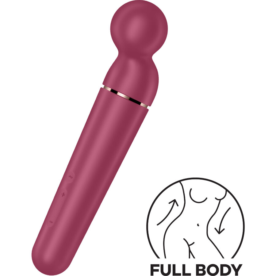 SATISFYER - PLANETA WAND-ER VIBRADOR MASSAGER BERRY - Image 5