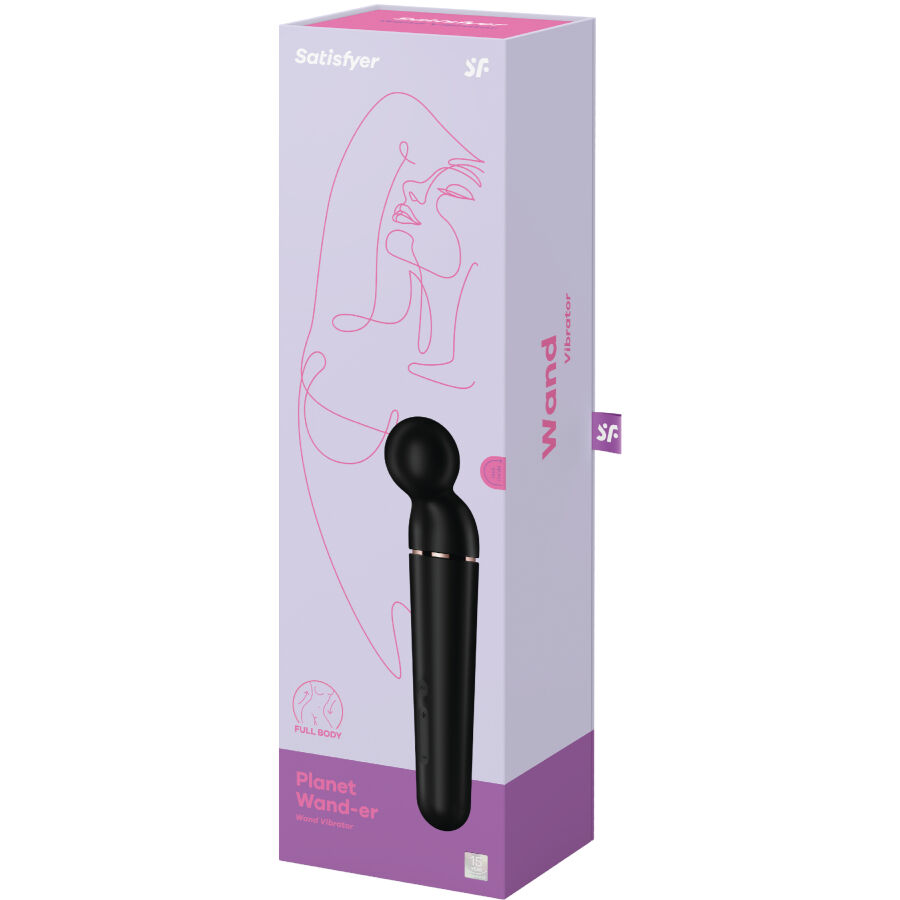SATISFYER - PLANETA WAND-ER VIBRADOR MASSAGER BERRY - Image 12