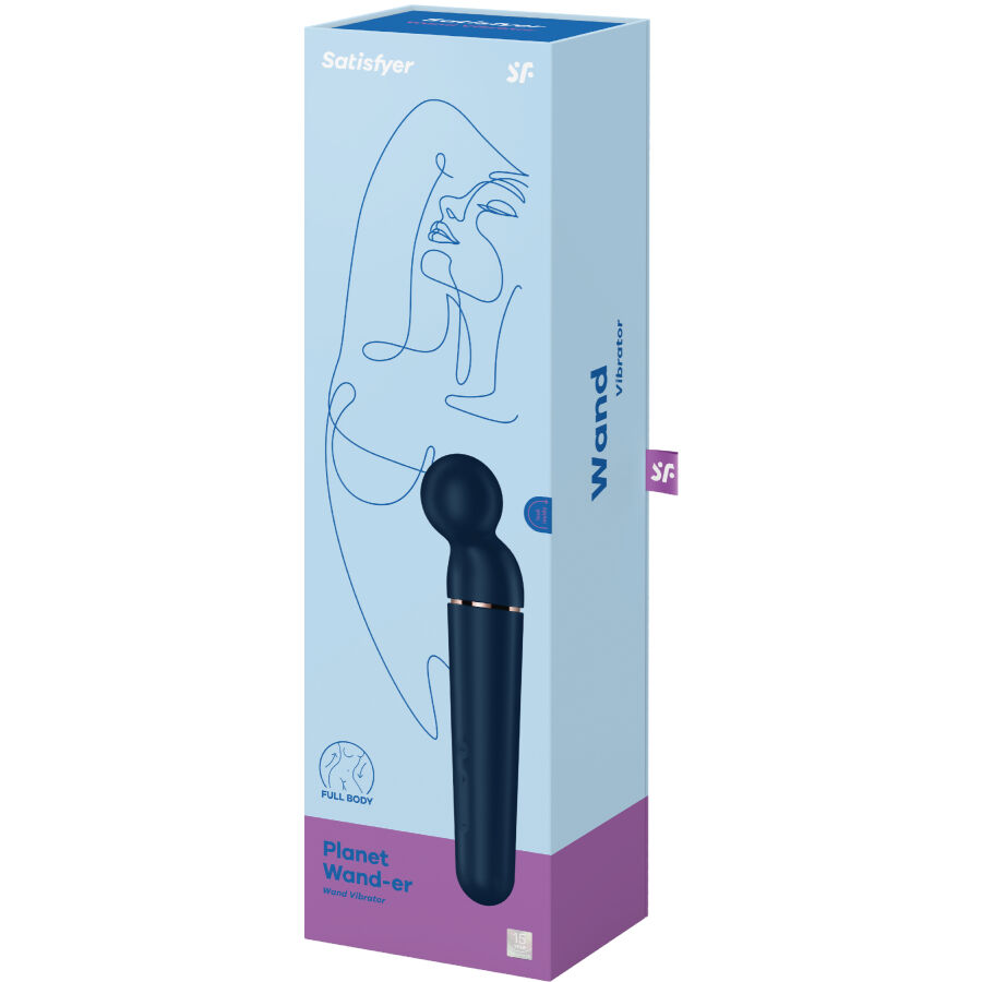 SATISFYER - PLANETA WAND-ER VIBRADOR MASSAGER BERRY - Image 18