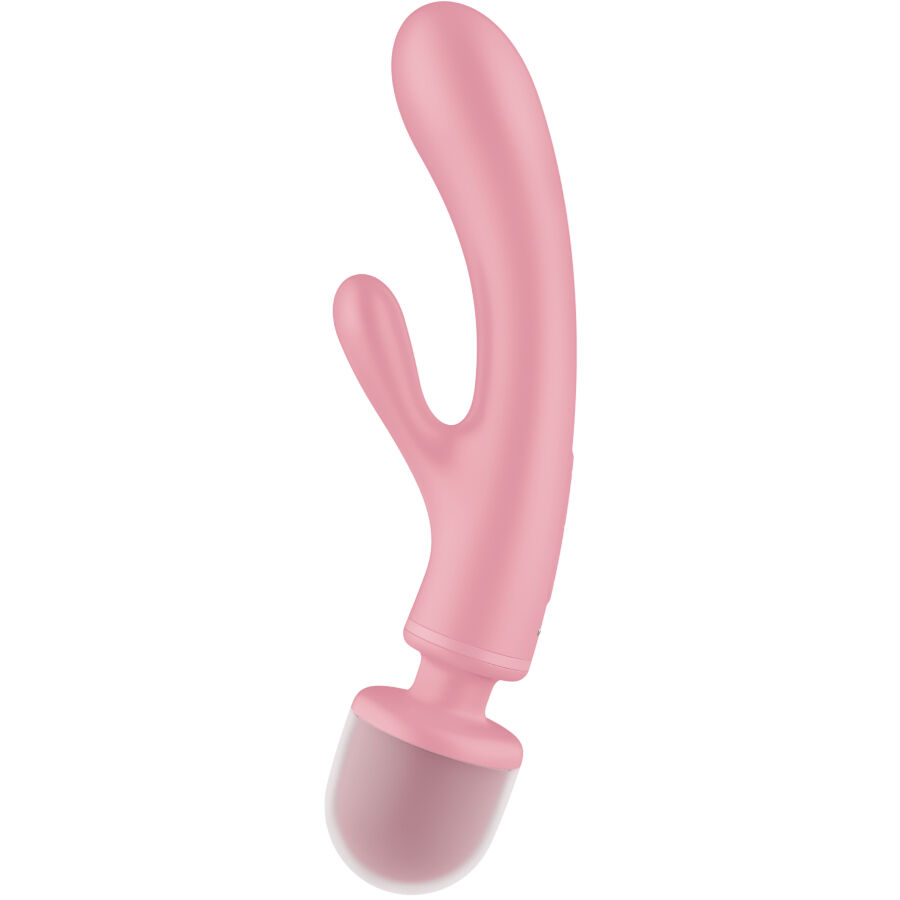 SATISFYER - TRIPLE LOVER RABBIT VIBRADOR MASSAGER - Image 3