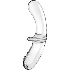 SATISFYER - DILDO DE CRISTAL DUPLO