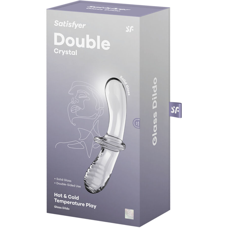 SATISFYER - DILDO DE CRISTAL DUPLO - Image 5