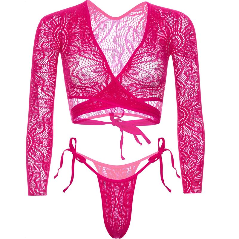 LEG AVENUE - TOP CROP RENDA COM TANGA - Image 6