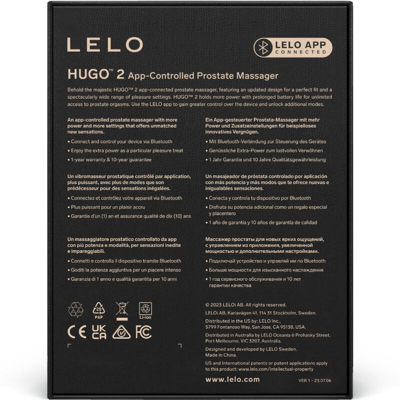 LELO - MASSAGADOR DE PRÓSTATA HUGO 2 - Image 8