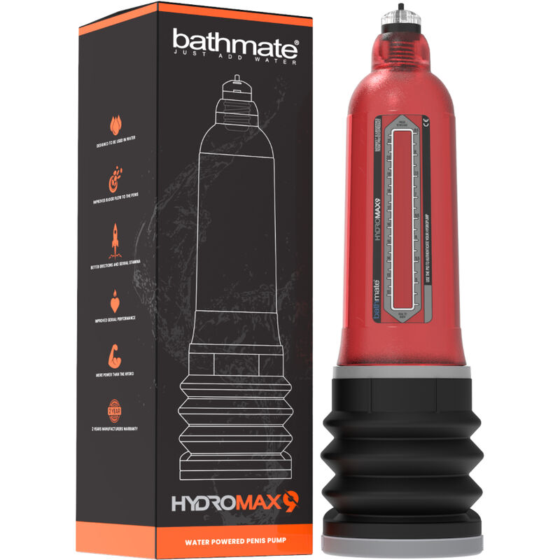 BATHMATE - HYDROMAX 9 BOMBA DE AUMENTO DO PÉNIS VERMELHA - Image 2